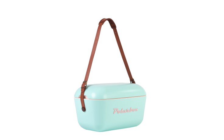 POLARBOX Cyan – Baby Rose Classic retro šaltkrepšis, 12L
