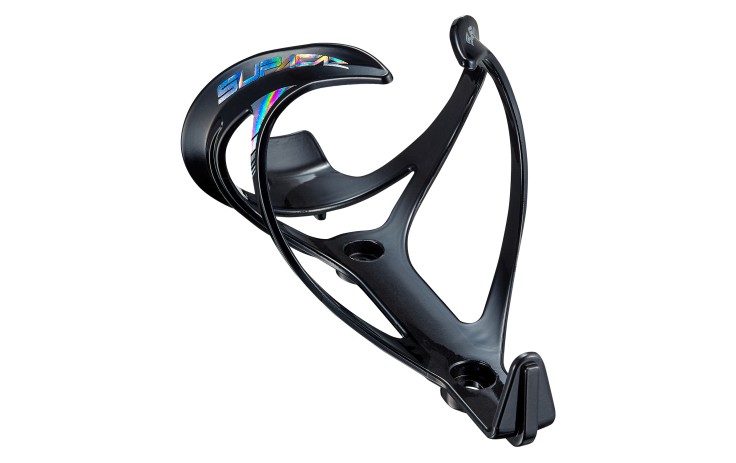 SUPACAZ Manta Cage - Carbon Injected - Oil Slick gertuvės laikiklis