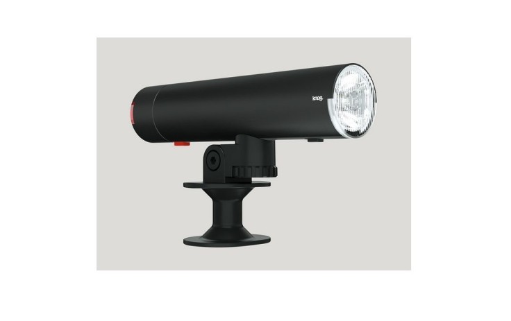 Knog PWR Rider + RedCap Set, white + red LED, incl. helmet mount, black (450/10 Lumen)