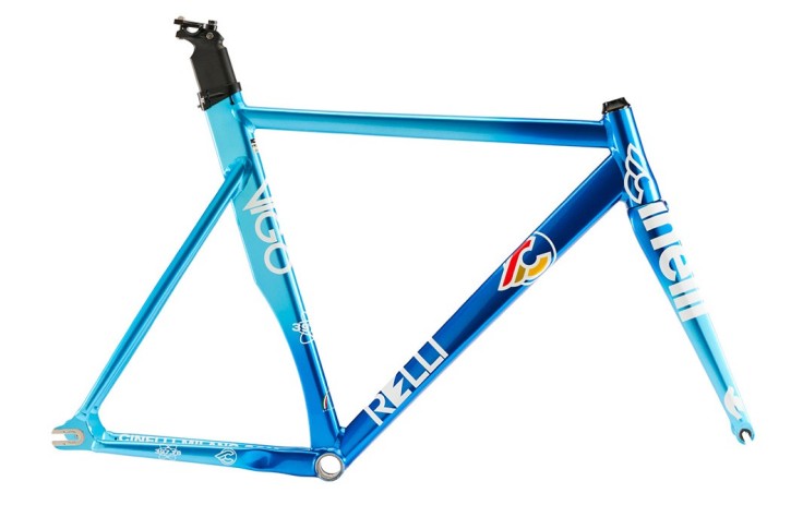 FRAME KIT VIGORELLI TRACK ALUMINIUM-seat-post included (FRONT/REAR BRAKES READY)