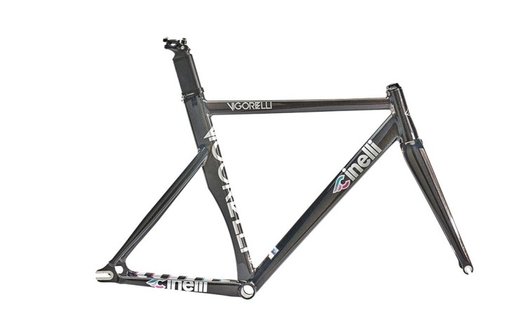 FRAME KIT VIGORELLI TRACK ALUMINIUM-seat-post included (FRONT/REAR BRAKES READY)