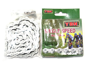 YBN S410 HRB Grandinė 1 pavaros, 1/2 x 1/8, 112L, nerūdijanti, sujungimas