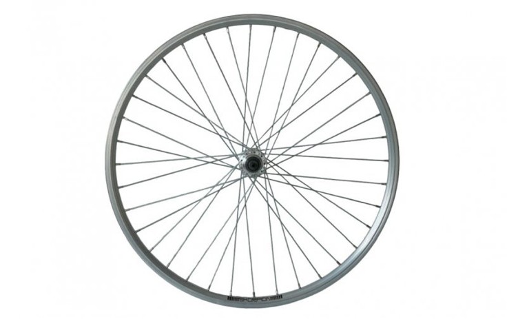 Rodi Skorpion NUT Ratas priekinis 28 662 x 19, 36H, 9 x 100mm, veržlė, be QR, Formula FM21 stebulė, V-brake, dvigubas ratlankis, aliuminis, sidabrinis