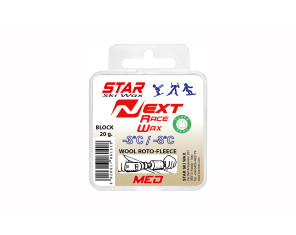 Star Ski Wax Next Med Block Vaškas slidėms Befluoris, kietas, 20 g, -3° -8°C Star Ski Wax Next Med Block Vaškas slidėms Befluoris, kietas, 20 g, -3° -8°C