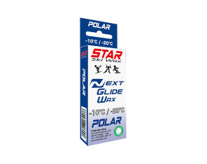 Star Ski Wax Next Glide Polar Vaškas slidėms Befluoris, kietas, 60 g, -10° -20°C Star Ski Wax Next Glide Polar Vaškas slidėms Befluoris, kietas, 60 g, -10° -20°C