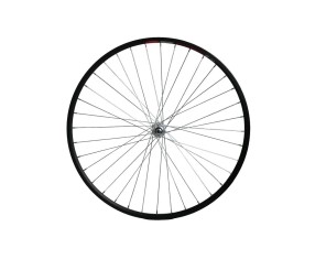 Shining CT-46 NUT Ratas priekinis 28 622 x 18, 9 x 100 mm su veržlėmis, be QR, Chosen stebulė, 36H, V-Brake, aliuminis dvigubas ratlankis, juodas