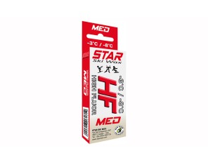 Star Ski Wax HF Med Vaškas slidėms Aukšto fluoro kiekio, kietas, 60 g, -3° -8°C Star Ski Wax HF Med Vaškas slidėms Aukšto fluoro kiekio, kietas, 60 g, -3° -8°C