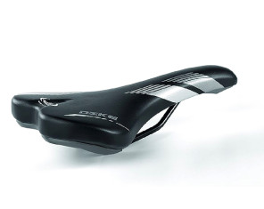 Selle Monte Grappa Dike Balnelis 280 x 150 mm, juodas sidabrinis