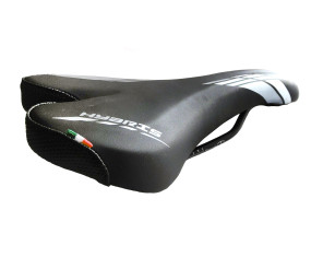 Selle Monte Grappa Hybris Balnelis 280 x 150 mm, juodas sidabrinis