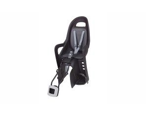 Polisport Groovy Maxi FF 29 Kėdutė vaikui Vaiko masė 9 - 22 kg, juoda, tvirtinama prie rėmo 28 - 40 mm, 3.79 kg, idealiai tinka 29 dviračiams arba dviračiams mažesniu rėmu
