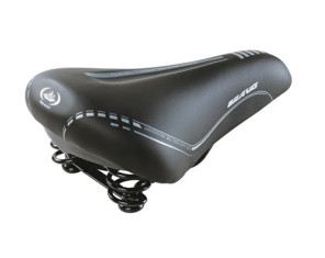 Selle Monte Grappa Bravo Soft Balnelis 275 x 180 mm, su spyruoklėmis ir laikikliu, juodas