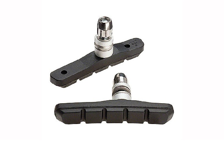 Jagwire Mountain Sport Stabdžių trinkelės V-brake 62 mm, 5 poros, įvairioms oro sąlygoms, juodos