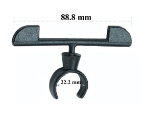 Sunnywheel SW-412A Laikiklis dviračio kainai prie vairo, 89 cm plotis, tvirtinimas 22.2 mm Sunnywheel SW-412A Laikiklis dviračio kainai prie vairo, 89 cm plotis, tvirtinimas 22.2 mm