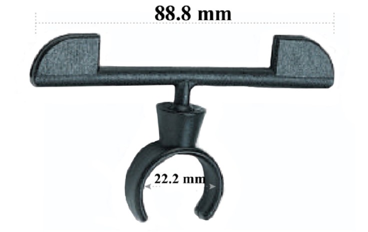 Sunnywheel SW-412A Laikiklis dviračio kainai prie vairo, 89 cm plotis, tvirtinimas 22.2 mm