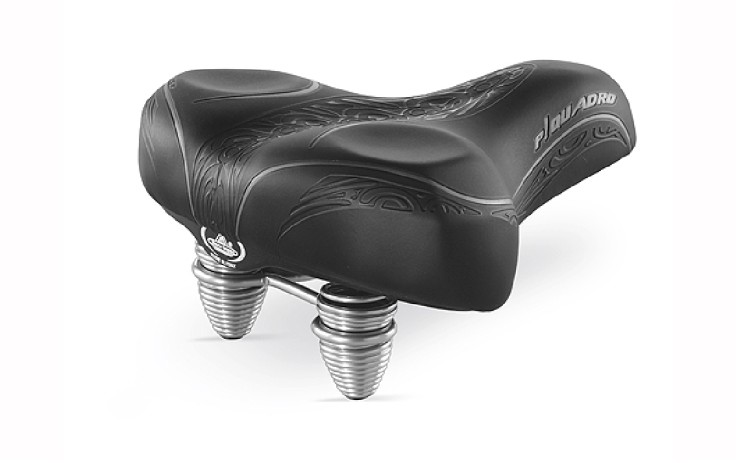 Selle Monte Grappa PiQuadro Balnelis 280 x 235 mm, dvigubos spyruoklės, juodas