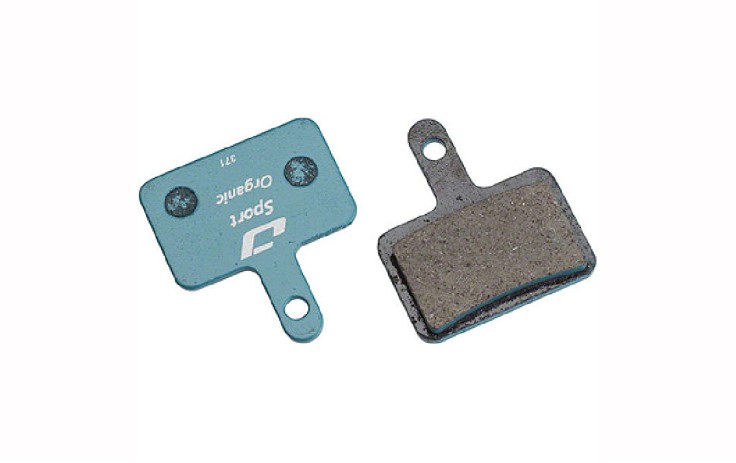 Jagwire Sport Organic Bulk Stabdžių trinkelės D-brake Shimano Acera M3050, Alivio M4050, Deore M515, M515-LA, M525, and T615, Deore LX T675, Nexave C501 and C601, Tourney TX805, and Non-Series M315, M355, M365, M375, M395, M415, M416, M416A, M445, M446, M