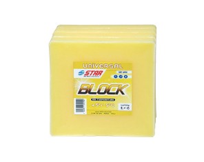 Star Ski Wax Block plus Vaškas kalnų slidėms universalus, 135 x 135 x 15 mm, +5° -5° C, vaškavimo mašinoms, 4 x 250 g Star Ski Wax Block plus Vaškas kalnų slidėms universalus, 135 x 135 x 15 mm, +5° -5° C, vaškavimo mašinoms, 4 x 250 g