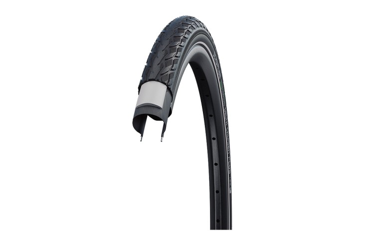 Schwalbe 28 x 1.40 Delta Cruiser Plus Padanga dviračiui 37-622, Active Line, PunctureGuard, gumos mišinys Green Compound, 775 g, 50 TPI