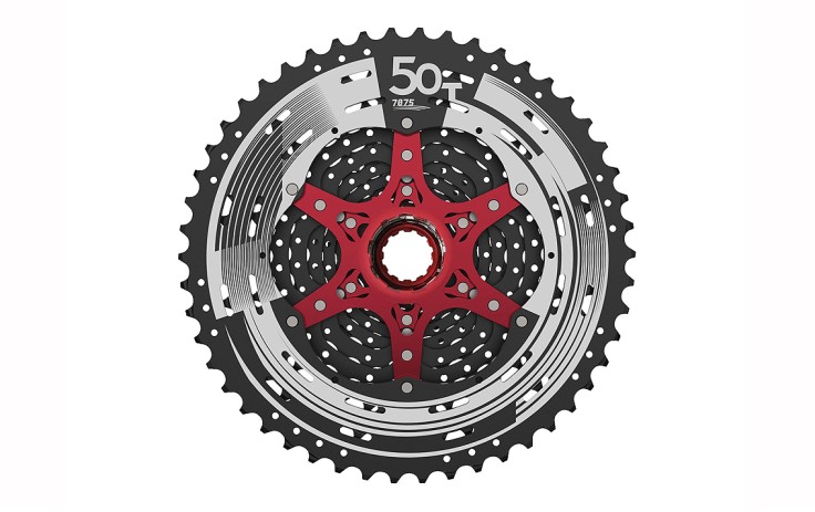 SunRace CSMZ90 Žvaigždžių blokas galinis 12 pavarų, 11-50T, 586 g