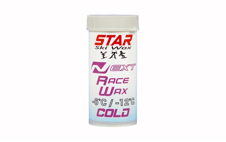 Star Ski Wax Next Cold Vaškas slidėms Befluoriai milteliai, 28 g,  -6° -12°C