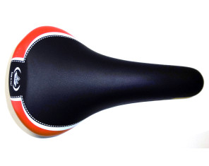 Selle Monte Grappa K2 Balnelis 285 x 160 mm, juodas raudonas Selle Monte Grappa K2 Balnelis 285 x 160 mm, juodas raudonas