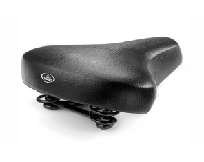 Selle Monte Grappa Dutch Balnelis 260 x 215 mm, su spyruoklėmis ir laikikliu, juodas Selle Monte Grappa Dutch Balnelis 260 x 215 mm, su spyruoklėmis ir laikikliu, juodas