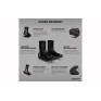 GripGrab Arctic Waterproof Deep Winter M 40-41 GripGrab antbačiai Arctic antbačiai yra vieni iš šilčiausių antbačių rinkoje, todėl idealiai tinka labai šaltomis oro sąlygomis. Pagaminti iš 4 mm storio vandeniui atsparaus neopreno, kuris apsaugo kojas nuo 