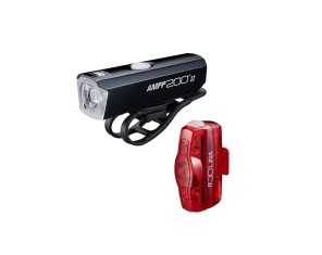 Žibintų komplektas Cat Eye AMPP200 II/ViZ100 II (USB-C/USB-C) Žibintų komplektas Cat Eye AMPP200 II/ViZ100 II (USB-C/USB-C)