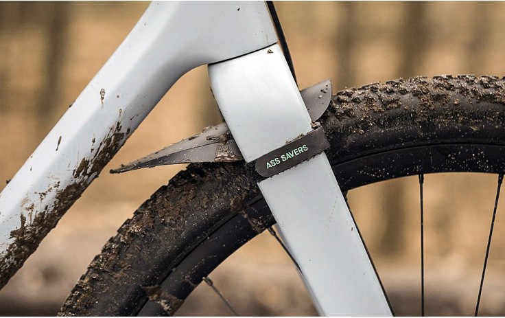 Ass Savers Mudder Mini Black Skydelis priekinis 90 x 170  mm, rigid šakėms, padangoms nuo 32 iki 55 mm, 0.8 mm polipropilenas