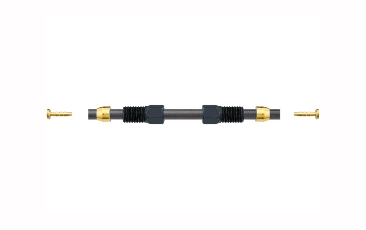 Jagwire Sport Mineral Shimano XTR M975 Hidraulinių stabdžių žarnelė 2000 mm žarnelė su priedais prijungti prie rankenėlės ir suporto. Tinka XTR M975; Deore XT M775; SLX M665; Deore LX T665, M585; Hone M601; Deore T615, M595, M535, M525; Alfine S7000, S500