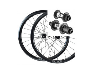 Duke World Runner 38 SLR2 Gravel Disc Brake / DT 350 CL JB Shimano 11S Ratų komplektas 700C 12 x 100 mm 12 x 142  mm DT Swiss 350 J-bend 28H stebulės, Shimano 11 pavarų terkšlė, center-lock diskams