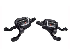 microSHIFT XLE SL-M760-3 Xpress Pavarų rankenėlės 3x10 pavarų, suderinamos su Shimano sistemomis ir microSHIFT XLE