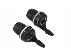 microSHIFT MS25-6 Pavarų rankenėlės 3x6 pavarų, suderinamos su Shimano ir microSHIFT sistemomis