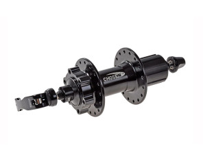 Chosen A4582B-TR Stebulė galinė 10 x 135 mm QR, 36H, 6-bolt, 4 x uždari guoliai, plieninė terkšlė SFH-13R-1