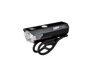 Cat Eye AMPP100 Žibintas priekinis 1 šviestukas, 100 lm, 4 funkcijos, šviečia 3.5-35 val, krovimas 2.5 val, 800mAh Li-ion USB, 62 g