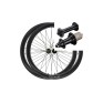 Duke Baccara 48C Rim Brake / Bitex JB Shimano 11S Ratų komplektas 700C 9 x 100 mm 10 x 130 mm QR, Bitex J-bend 20/24H stebulės, Shimano Road 11 pavarų terkšlė, Rim-Brake, Sapim CX-Ray stipinai. Duke Baccara 48C anglies pluošto bekameriniai ratlankiai. Rat