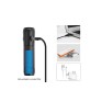 Briviga LW-F800 Žibintas priekinis 1 šviestukas, 900 lm, 4 funkcijos, 2600mAh Li-ion USB akumuliatorius, USB-C jungtis, švietimo trukmė 3-5 val, įkrovos trukmė 3 val, 140 g, automatinis energijos taupymas, švietimo atminties funkcija, atsparus vandeniui I