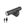 Briviga LW-F800 Žibintas priekinis 1 šviestukas, 900 lm, 4 funkcijos, 2600mAh Li-ion USB akumuliatorius, USB-C jungtis, švietimo trukmė 3-5 val, įkrovos trukmė 3 val, 140 g, automatinis energijos taupymas, švietimo atminties funkcija, atsparus vandeniui I