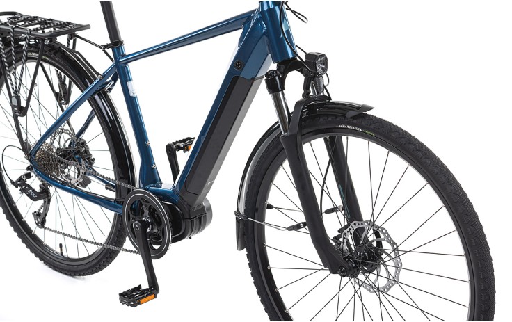 Levit Musca MX 630 e-Trekking 28 Dviratis vyriškas, elektrinis, 19, tamsiai mėlynas perlas