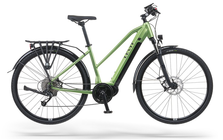 Levit Musca MX 630 e-Trekking 28 Dviratis moteriškas, elektrinis, 18, alyvinis perlas