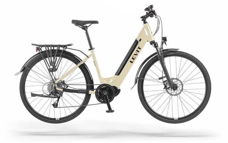 Levit Musca MX 630 e-Trekking 28 Dviratis moteriškas, elektrinis, 18, latte