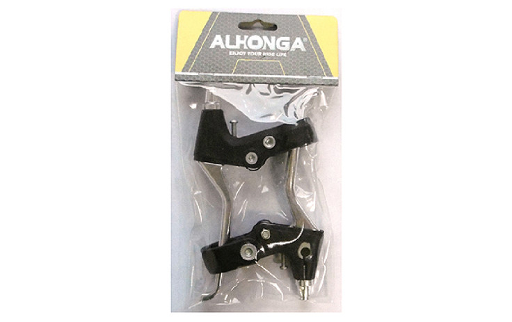 Alhonga  Stabdžių rankenėlės V-brake, 4 pirštams, aliuminis plastikas