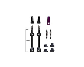 Ventilių bekamerinių komplektas Barkeeper Tubeless Valves 60 mm Dynamic 