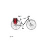 Krepšių komplektas Ortlieb Bike-Packer Classic Red - Black
