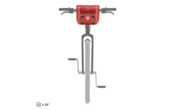 Krepšys Ortlieb Handlebar-Pack Plus Salsa - Dark Chili