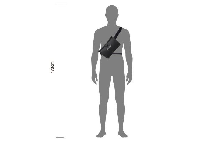 Krepšys Ortlieb Velo-Sling Flex Black