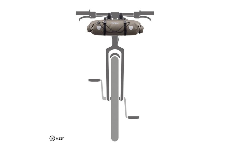 Krepšys Ortlieb Handlebar-Pack Dark Sand