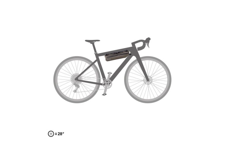 Krepšys Ortlieb Frame-Pack Toptube Dark Sand