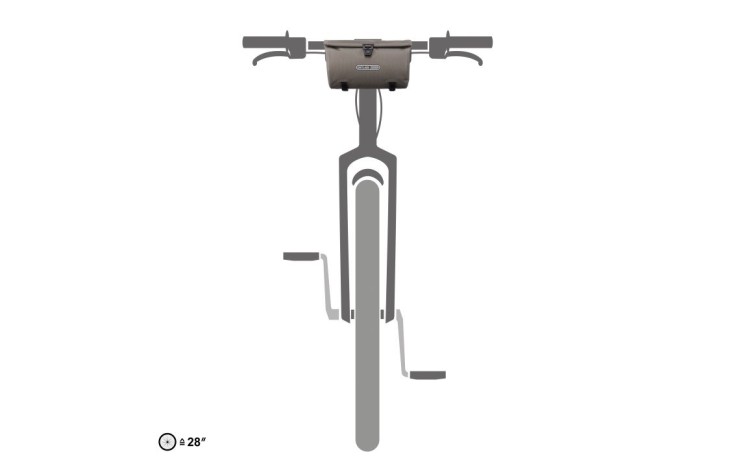 Krepšys Ortlieb Velo-Sling Dark Sand