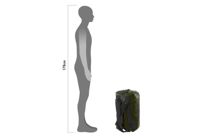 Krepšys Ortlieb Duffle Olive - Black